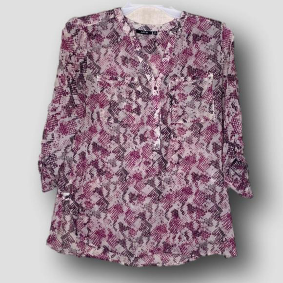 Apt 9 women’s sheer blouse size medium - Picture 1 of 6